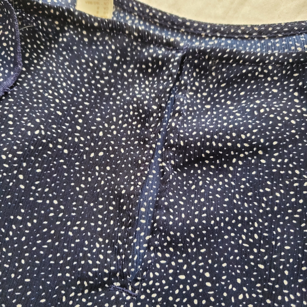 H&M Navy Ruffle Blouse - Picture 11 of 11